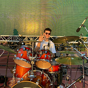 Picture of me drumming 10